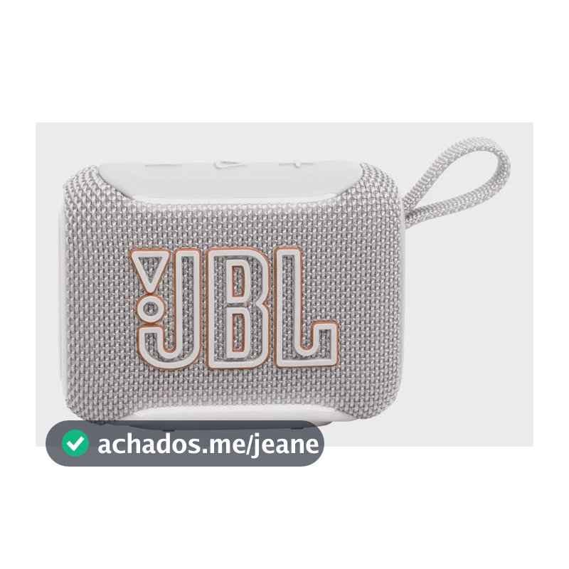 Caixa de som portátil com Bluetooth JBL GO5 - Branca