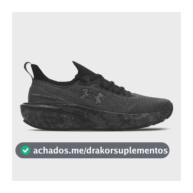 Tênis De Corrida Masculino Feminino Quicker 2 Under Armour Grafite 38 Br