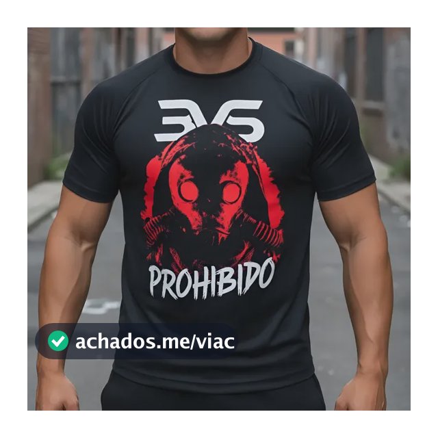 Camiseta Prohibido - Linha Fitness 3vs