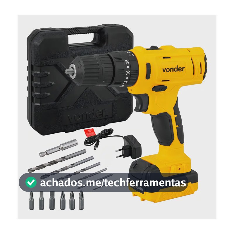 Parafusadeira/furadeira C/ Impacto Vonder Pfv120i