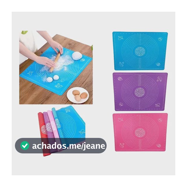Tapete Culinário De Silicone Antiaderente Para Abrir Massa