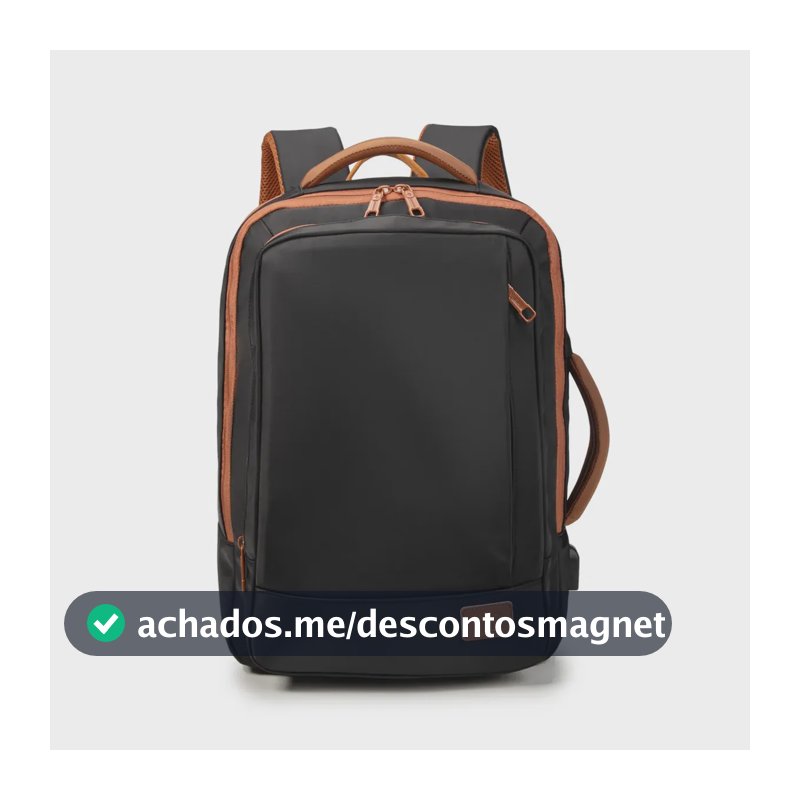 Mochila para Notebook Impermeável e Reforçada com Entrada USB – 25 a 40L, Masculina e Feminina