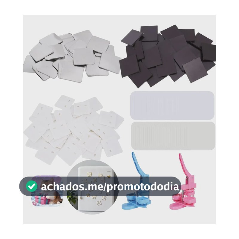 Máquinas Advertising Photobots Pins E Bottons 50 Imãs De Geladeira 5x5cm Quadrado Mecolour