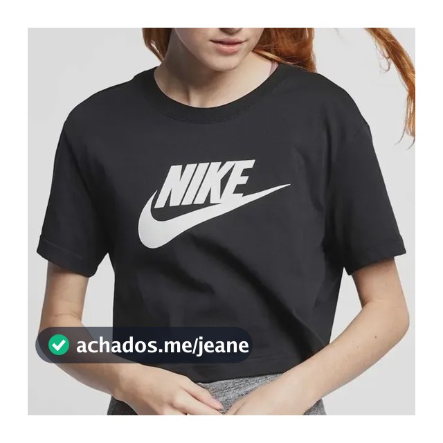 Camiseta Cropped Nike Sportswear Essential Feminina