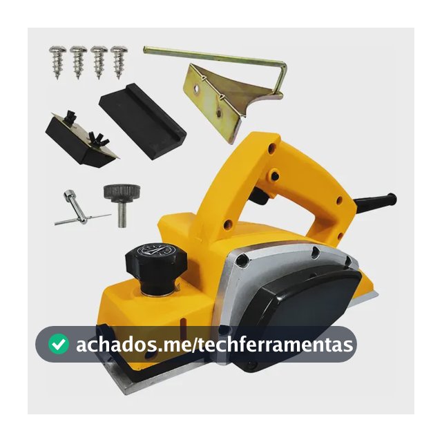 Plaina Elétrica Manual Profissional Para Madeira-1380w 82mm