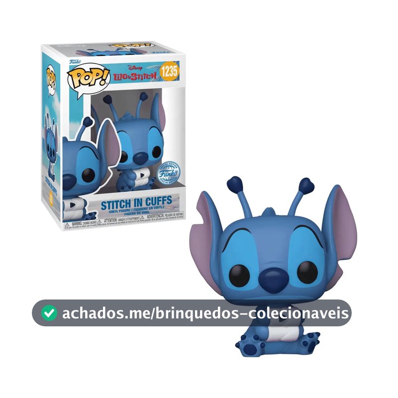Boneco Funko Pop! Disney Lilo & Stitch - Stitch Nas Algemas