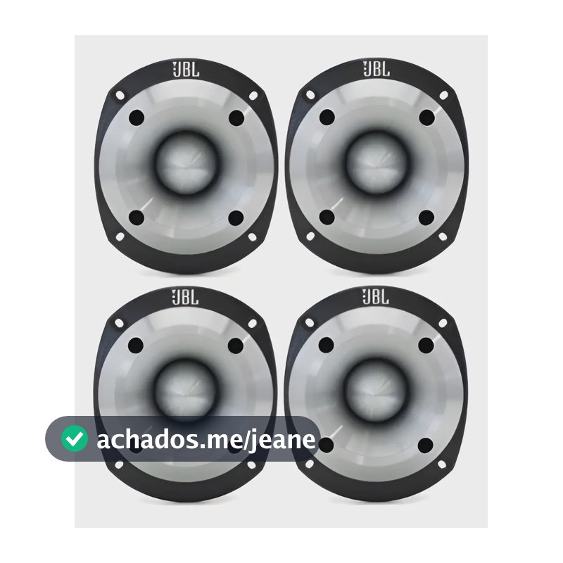 Kit 4 Super Tweeter Jbl Selenium St400 Trio 150w Rms 8 Ohms Branco