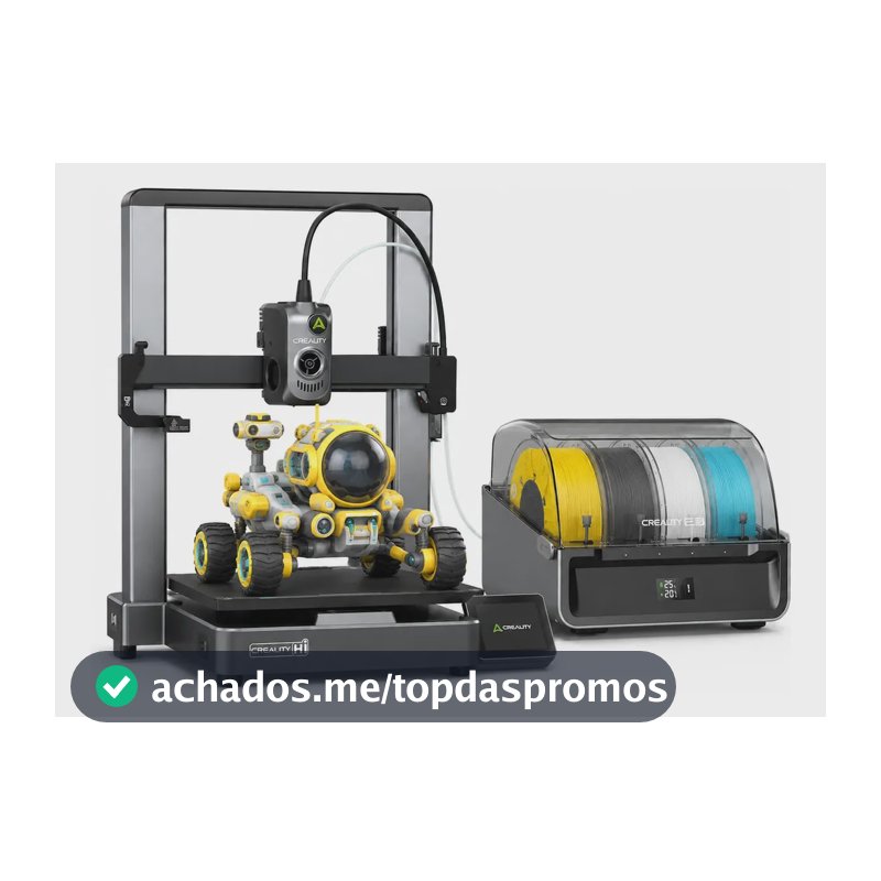 Impressora 3d Creality Hi Combo Fdm Com Cfs Sistema Multicol 127/220v Cinza