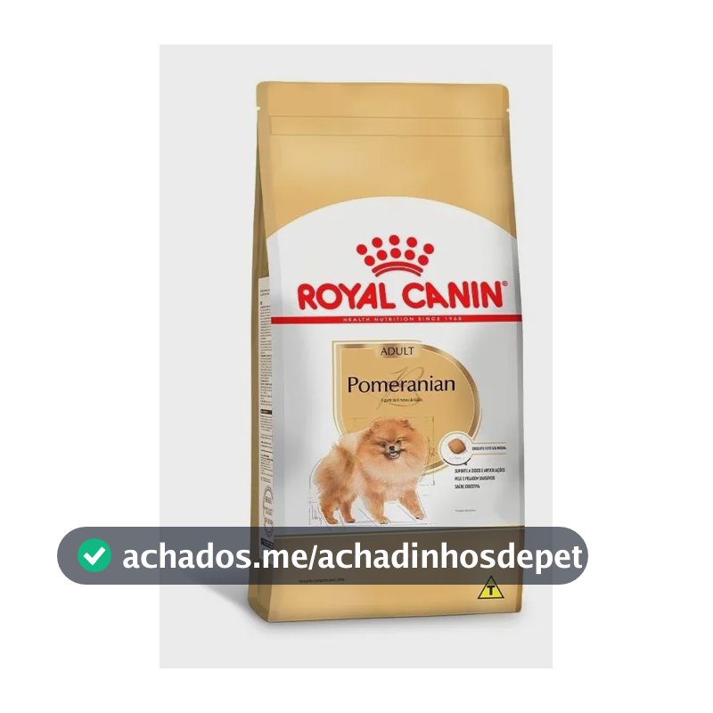 Ração Royal Canin Pomeranian Para Cães Adultos 2,5 Kg