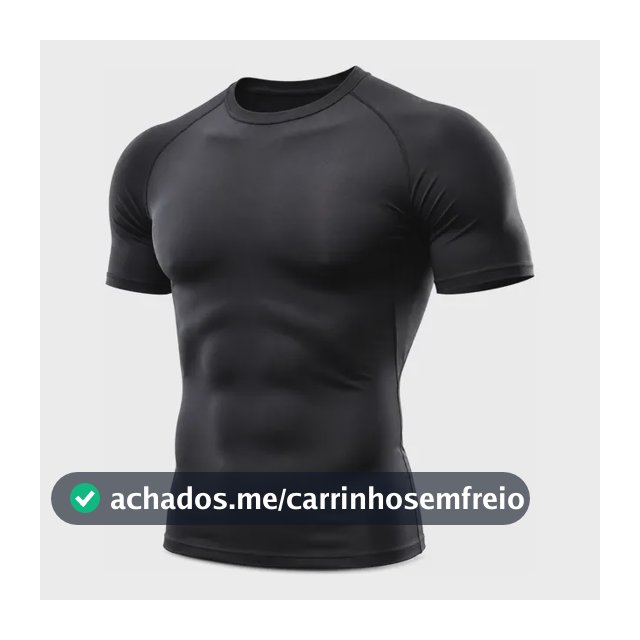 Rash Guard Camisa Compressão Apertada Manga Curta Treino