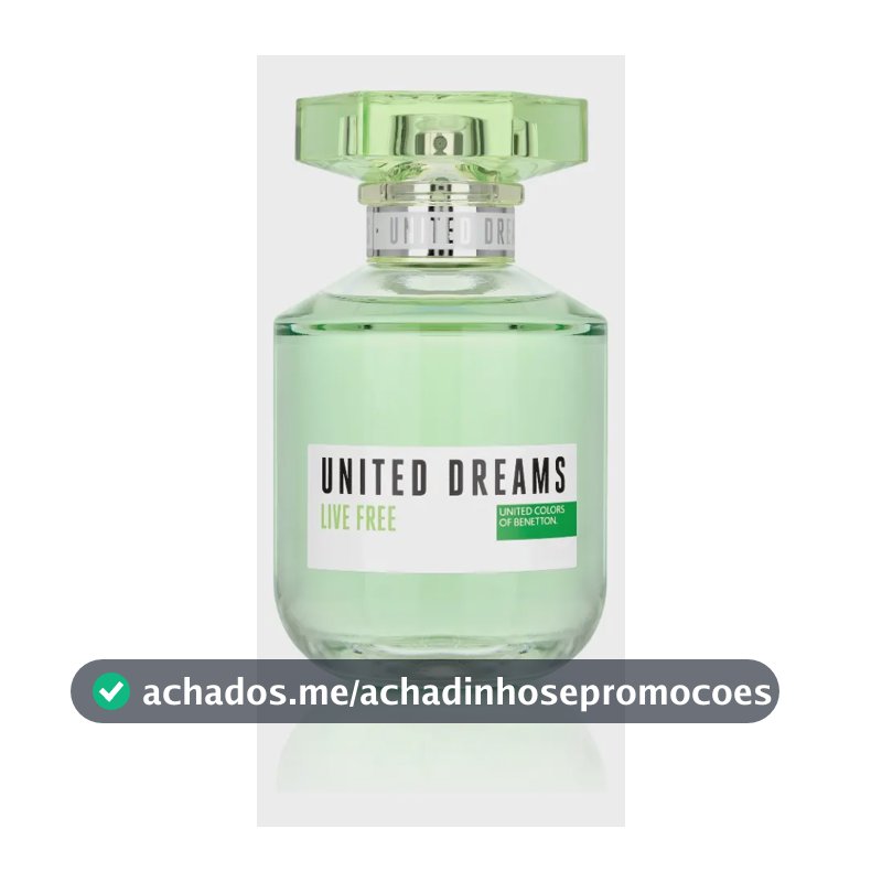Perfume Benetton United Dreams Live Free Eau de Toilette 80 ml Feminino