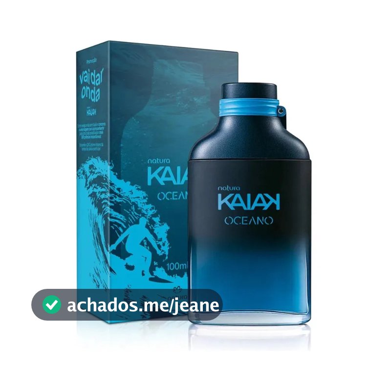 Colônia Kaiak Oceano Masculino Vai Dar Onda 100 Ml