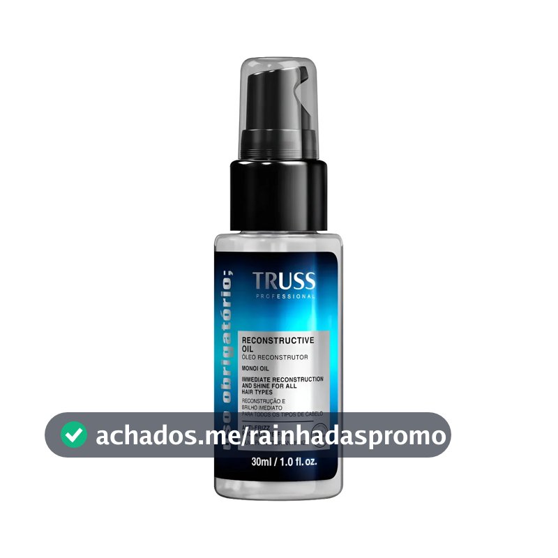 Truss Uso Obrigatório - Óleo Capilar Reconstrutor 30ml