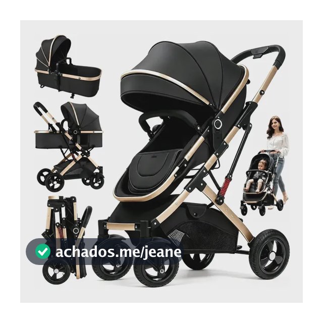 Carrinho De Bebê Passeio Reversivel Chique Conforto 3 Em 1