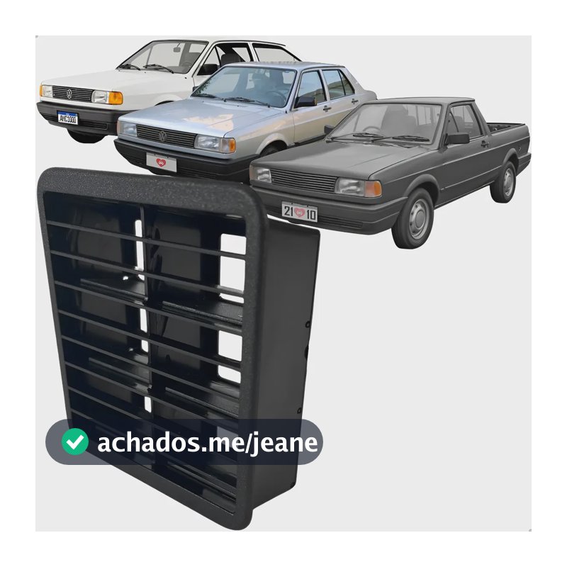 Grade Difusor Ar Coluna Porta Gol Voyage Parati 87 A 94
