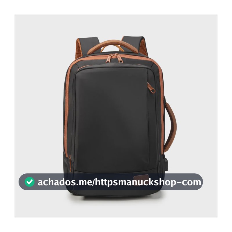 Mochila para Notebook Impermeável e Reforçada com Entrada USB – 25 a 40L, Masculina e Feminina