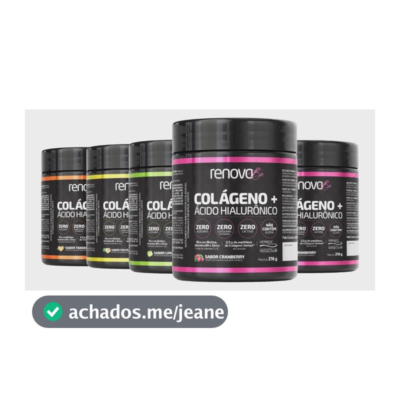 Kit 5x Colágeno + Verisol Ácido Hialurônico Renova Be