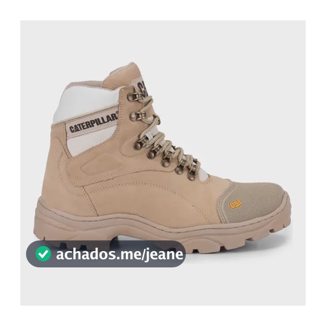 Coturno Caterpillar Adventure Camping Conforto E Estilo