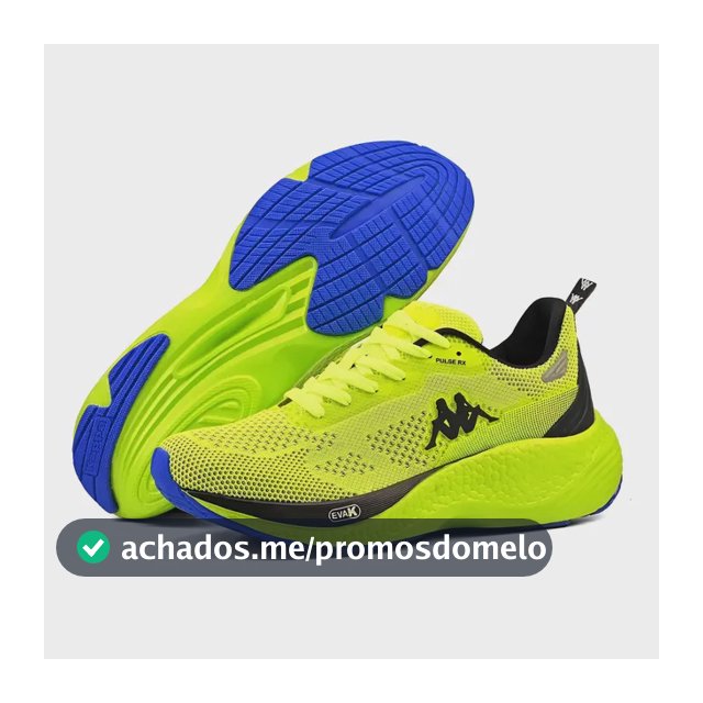 Tênis Kappa Pulse Rx Unissex Corrida Conforto