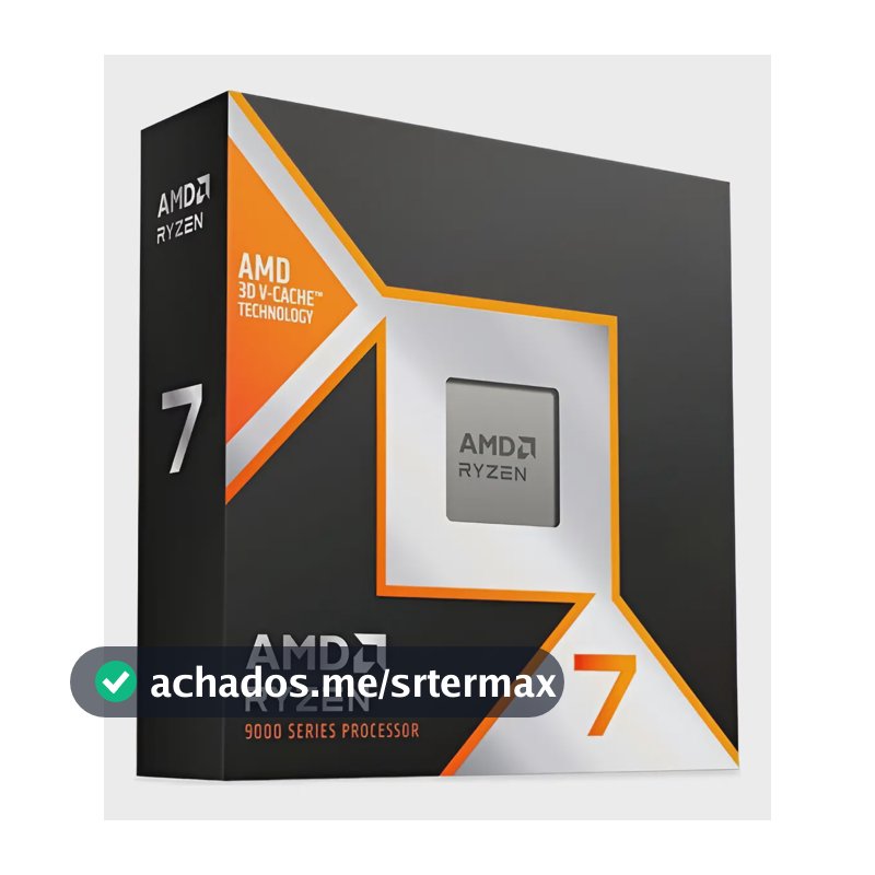 Processador Amd Ryzen 7 9800x3d 104mb 4.7ghz - 5.2ghz