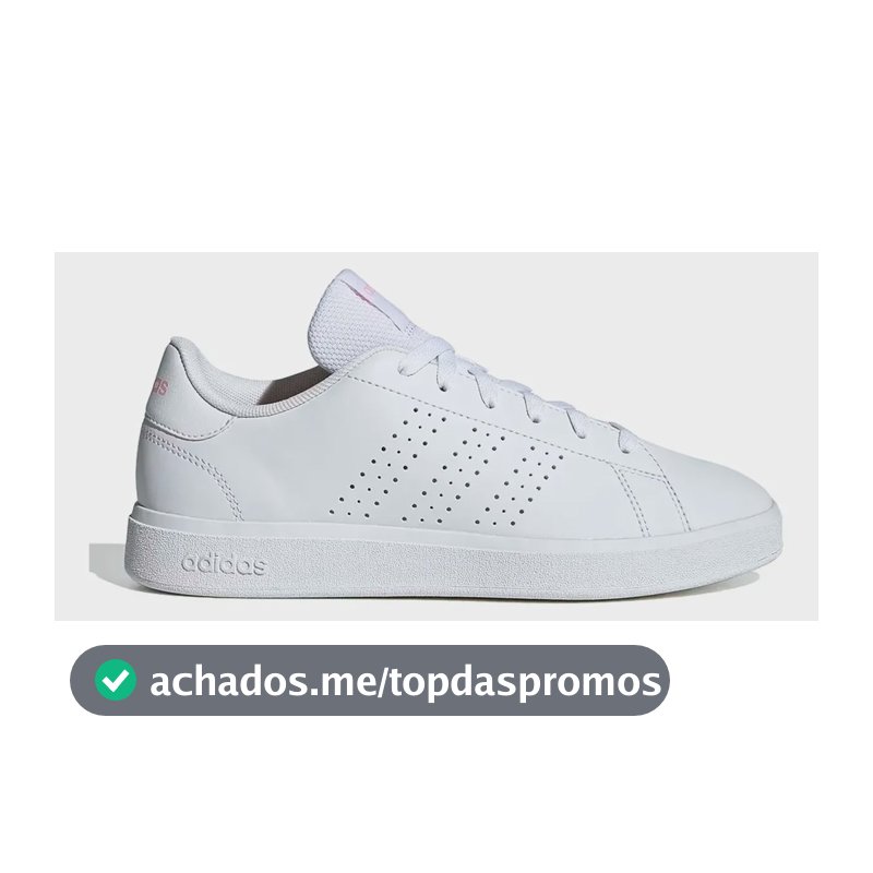 Tênis adidas Advantage Base 2.0 Feminino Leve Confortável Branco Liso 38 Br