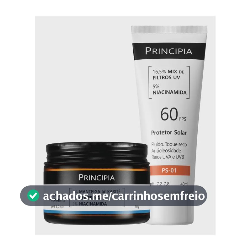 Principia Kit Hidratação E Proteção Facial Ch-o1 + Ps-01 Todo Tipo De Pele Dia/noite