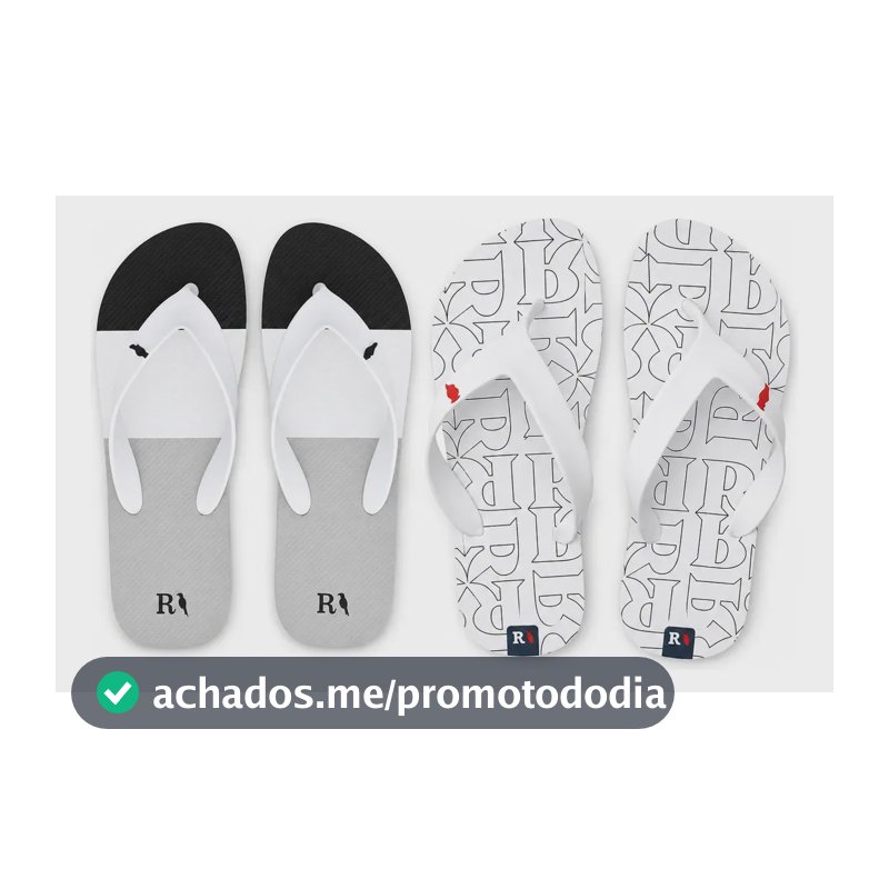 Kit 2 Pares Chinelo Masculino Reserva Confortável E Macio Ptocinza E R 41/42