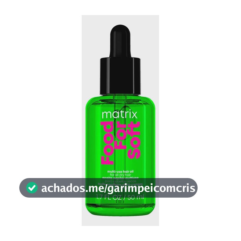 Óleo Hidratante Cabelo Seco Food For Soft 50 ml Matrix