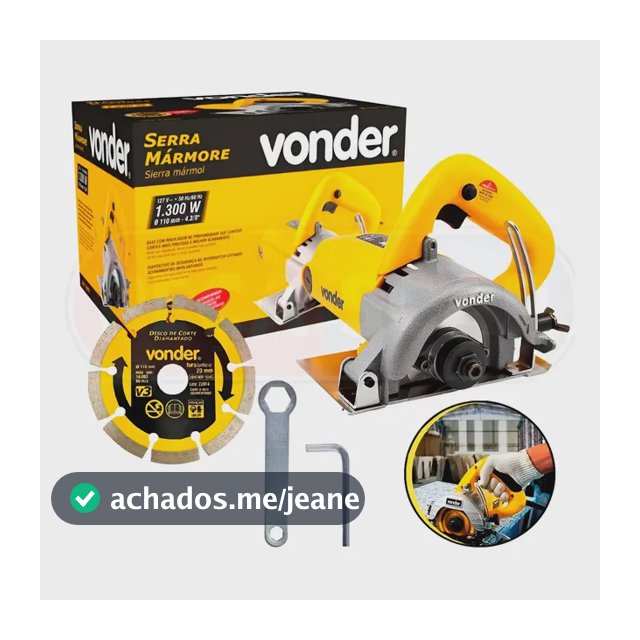 Serra Mármore Profissional Vonder Smv1300s 1300w Tip/maquita