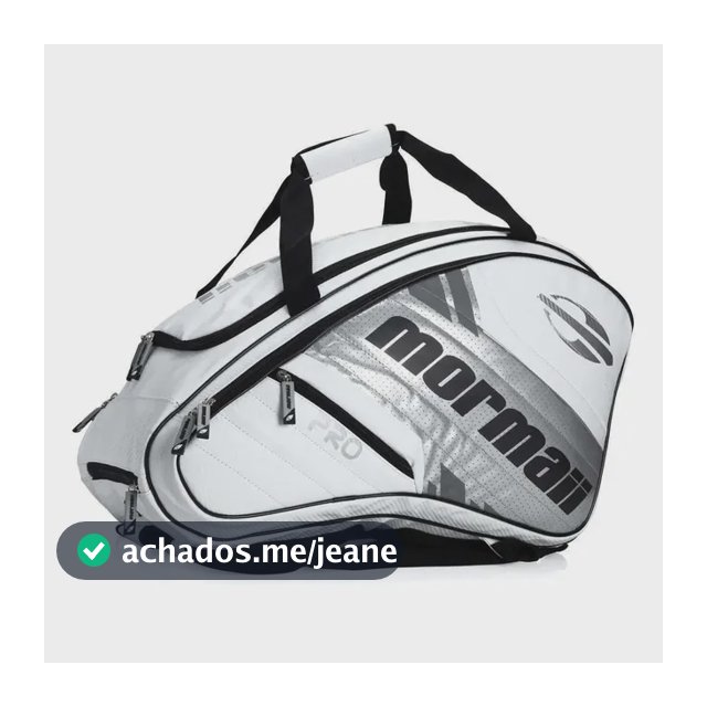 Raqueteira Mormaii Pro Pu Para Beach E Padel X10 B Cor Branco