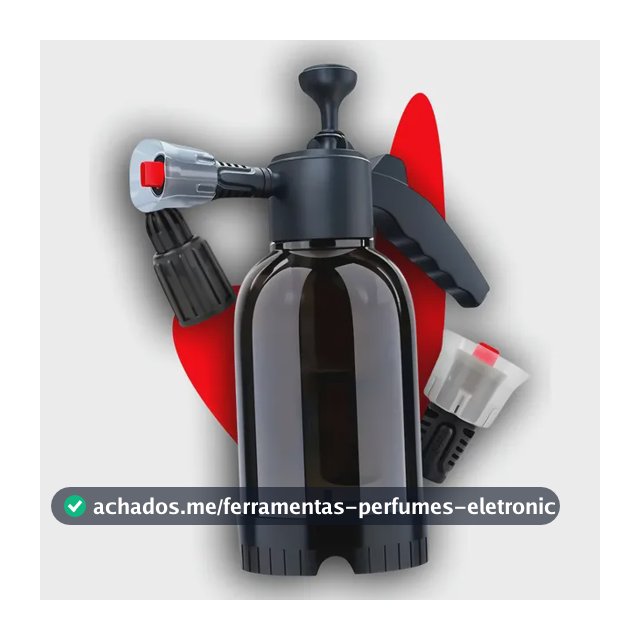 Snow Foam Pulverizador Manual Borrifador Espuma 2l Veículos Preto