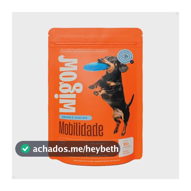 Suplemento Para Cães Wigow Mobilidade Sabor Salmão 270g