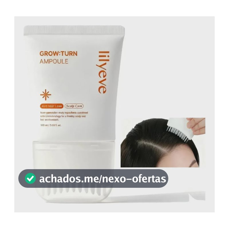 Sérum Capilar Lilyeve Growturn Com Escova 100ml Para Crescer