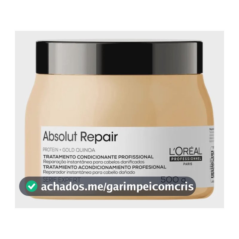 Absolut Repair Gold Quinoa Máscara 500g - L'oréal