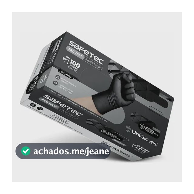 Luvas Nitrilicas Estética Automotiva/ Mecânica/ Industrial