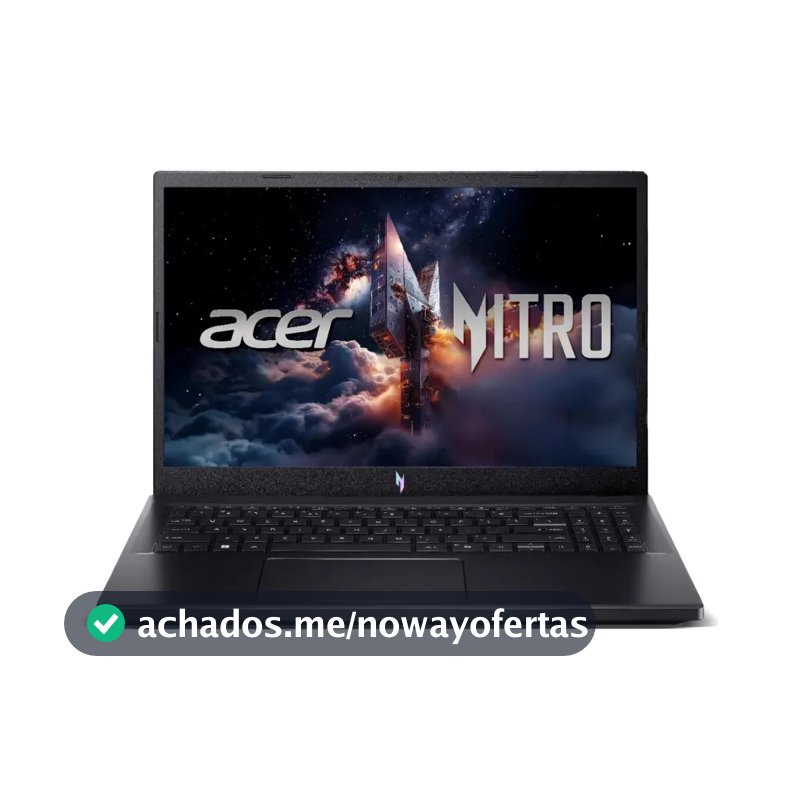 Notebook Acer Gamer Nitro V15 Core I7 13ª Ger. 32gb 512ssd Rtx4050 6gb Nvidia Geforce Tela 15.6 165hz Full Hd Linux Anv15-52-7127