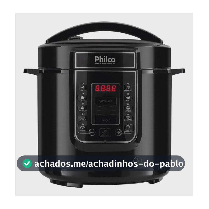 Panela De Pressão Elétrica Philco Ppp01p 6L