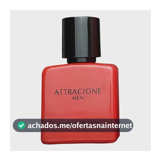 Attracione Men perfume Masculino Com Feromônios Ativados 25 mL