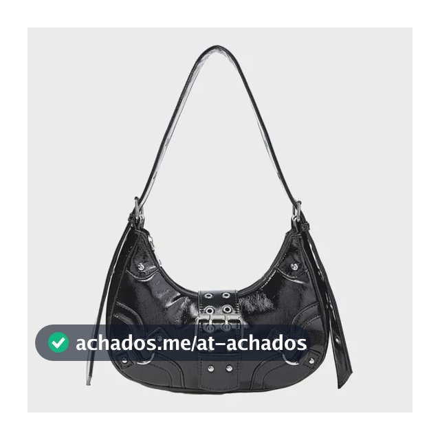 Bolsa Feminina De Ombro Baguete Pequena Festa Festival Rock