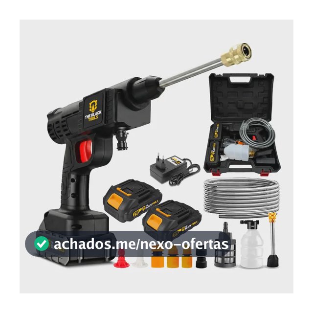 Lavadora Bateria Alta Pressão 600w Bivolt 4l/min Tpw600 Tbt