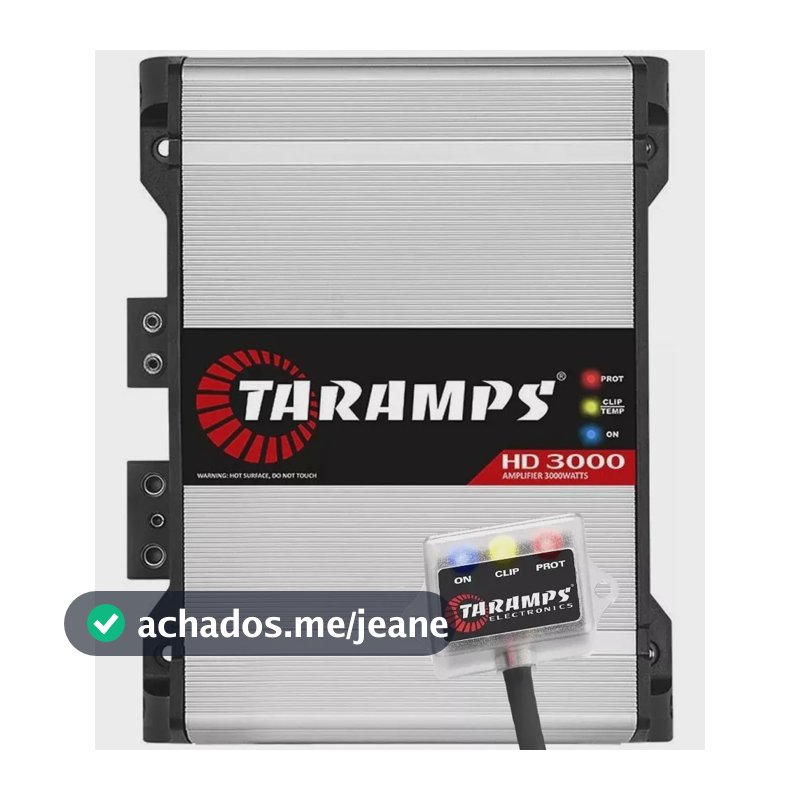 Módulo Taramps Hd3000.1 Mono 3000 Rms 2 Ohms