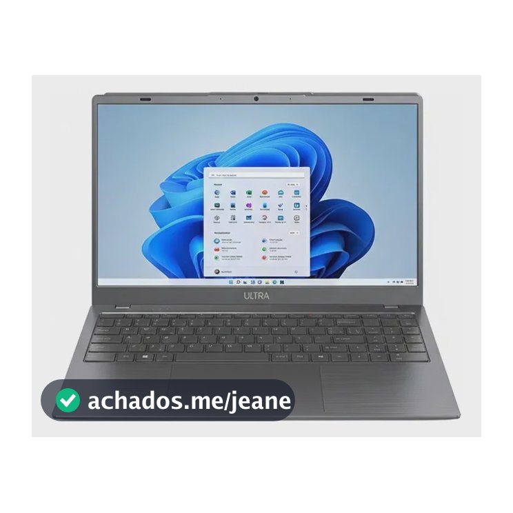 Notebook Win 11 Home Tela 15.6 Pol. 8gb, 128gb Ultra - Ub366 Cinza