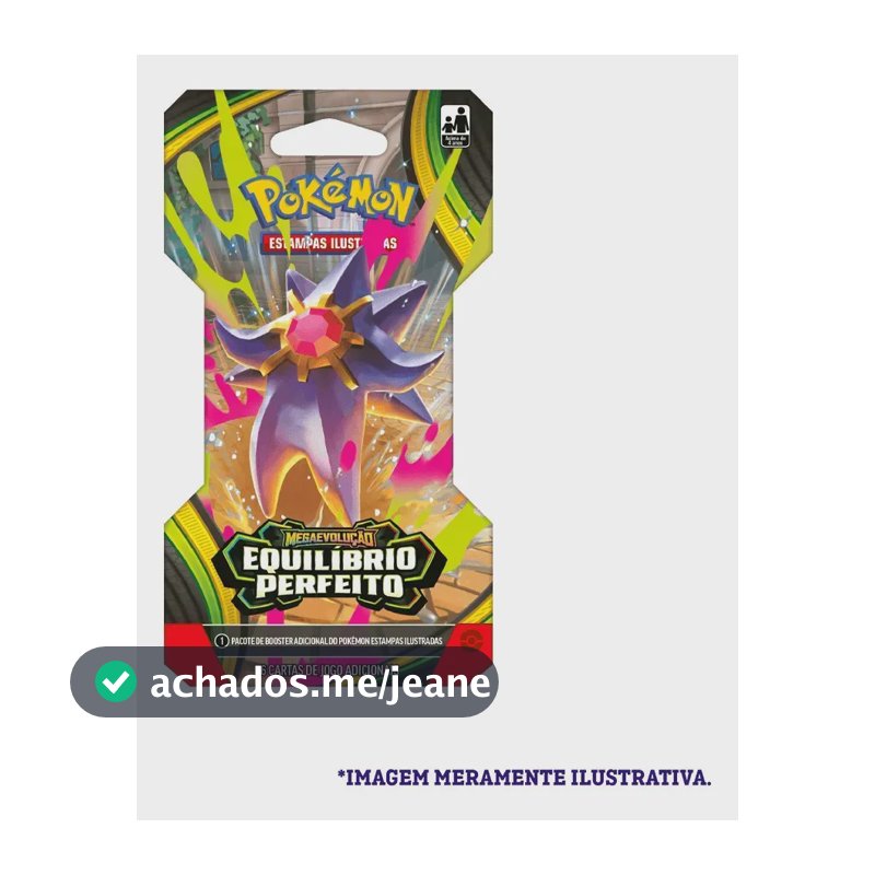 Blister Unitário Pokémon ME03 Equilíbrio Perfeito