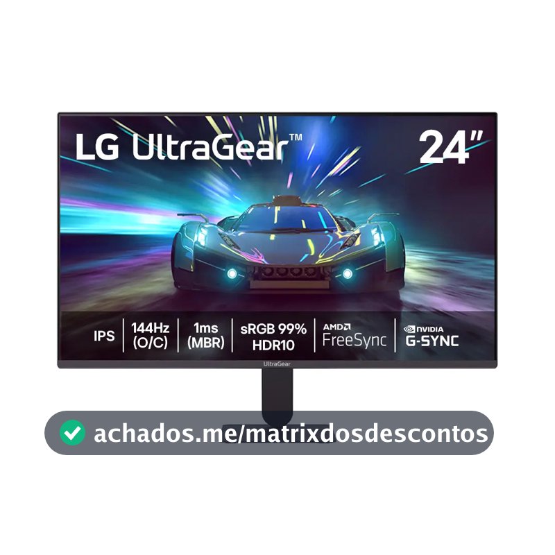 Monitor LG UltraGear™ 24G411A-B 24",FHD, 144Hz, 1ms (MBR), NVIDIA G-SYNC, AMD FreeSync, HDR10