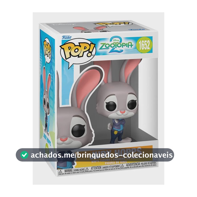Boneco Disney Zootopia 2 Judy Hopps Pop Funko 1652