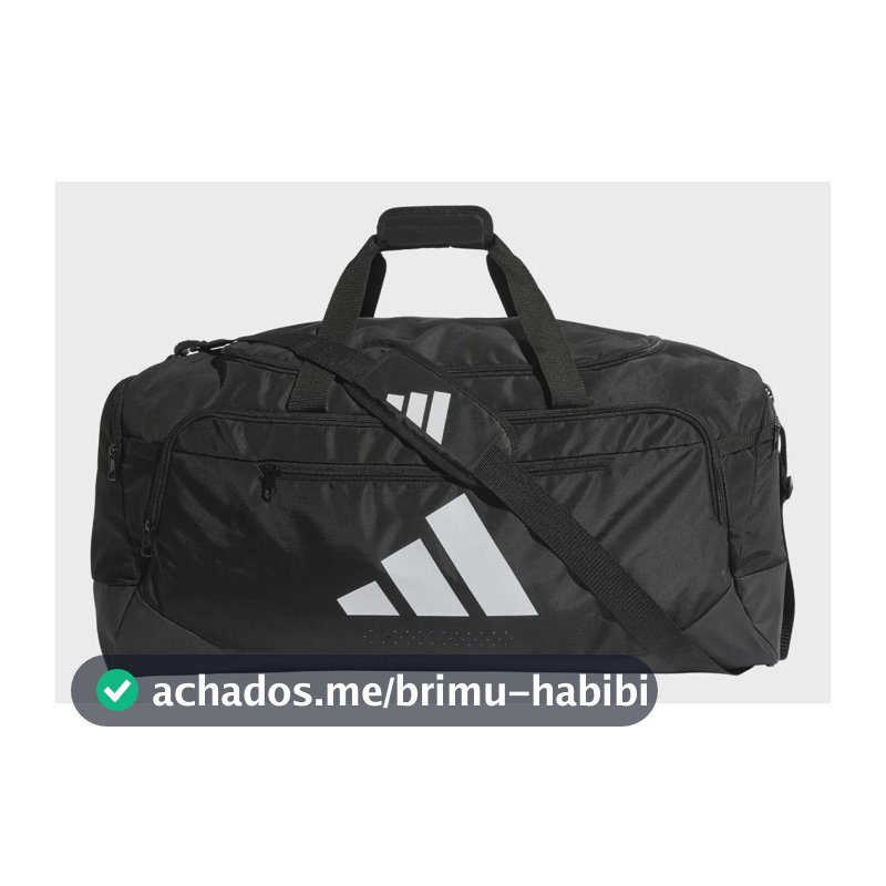 Mala Esportiva Duffel Defender 94 L adidas Preto Liso