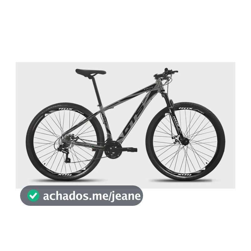 Bicicleta Aro 29 Gts Alumínio Rdx 24v Freio A Disco Cor Cinza/preto Tamanho Do Quadro 21