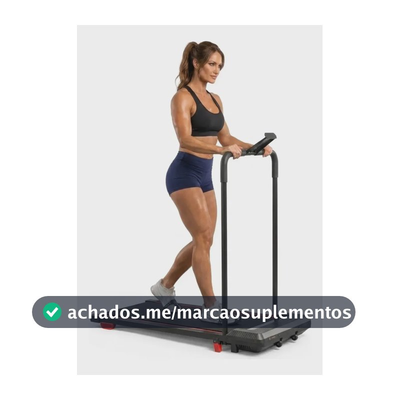 Esteira Ergométrica Elétrica Dobrável Residencial Cardio Preto 127/220v