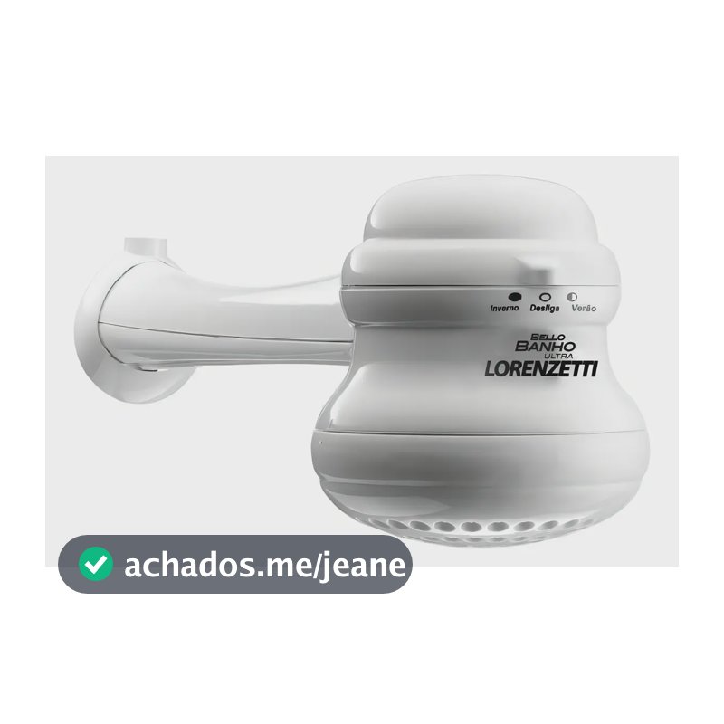 Ducha Manual 3Temp Banho 5500W 50A Branco - Lorenzetti