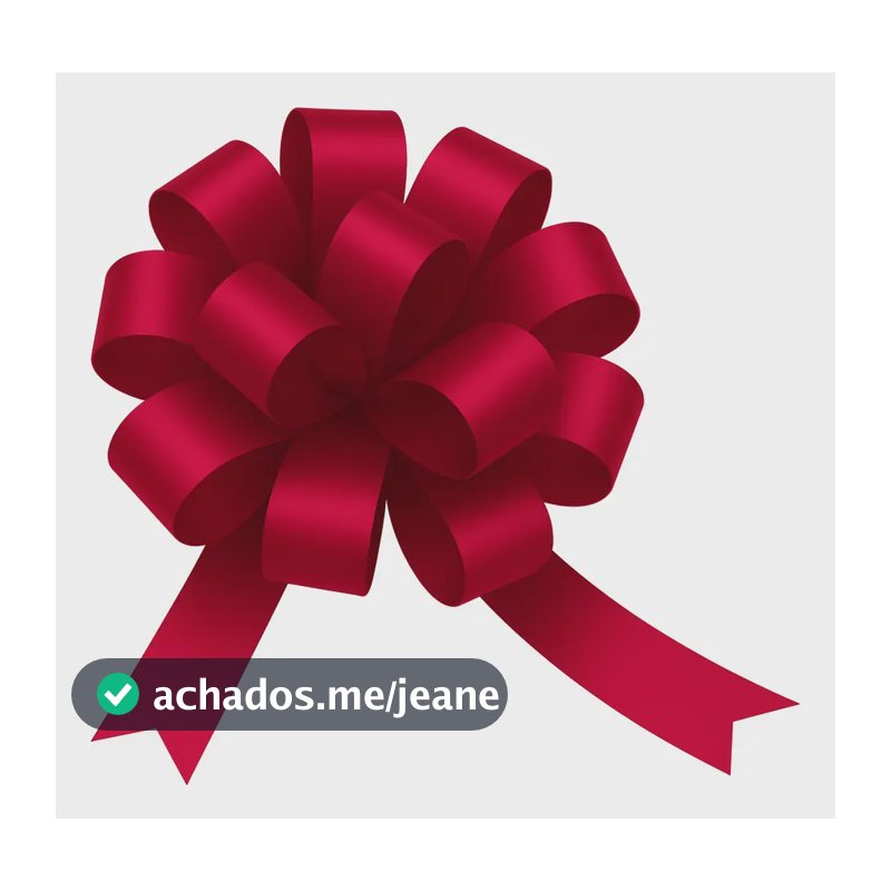 Fita Decorativa Maxi Albano Vermelho Cherry 32x100m Laço Vermelho Cherry Liso